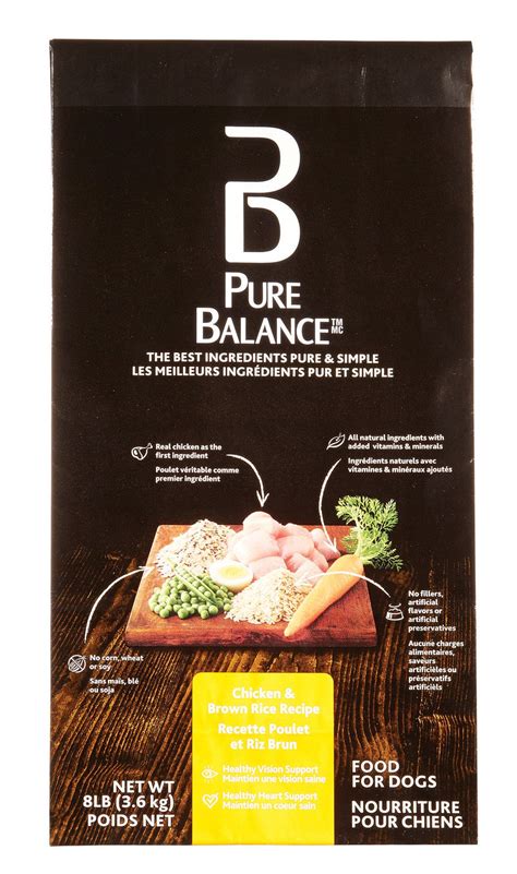 Freshpet is dedicated to bringing the power of fresh, real food to pets. Pure Balance Chicken & Brown Rice Dog Food | Walmart Canada