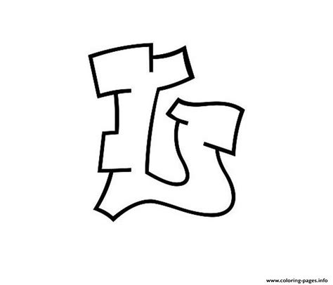 Gambar Graffiti Alphabet Free7ec8 Coloring Pages Printable Di Rebanas