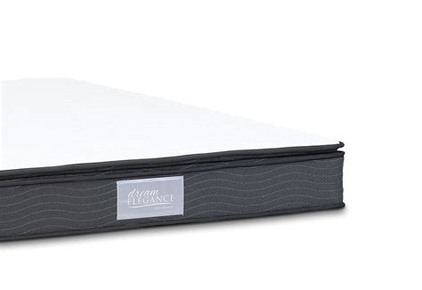 WHITE/GREY DREAM ELEGANCE 2000 COMFORT Single Mattress