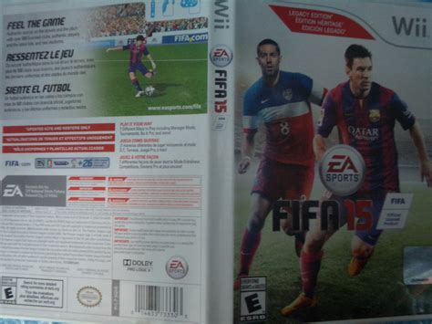 Fifa 15 Legacy Edition Wii Used