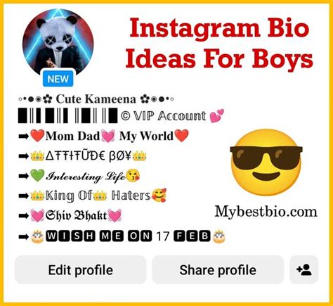Instagram Bio For Boys Mybestbio