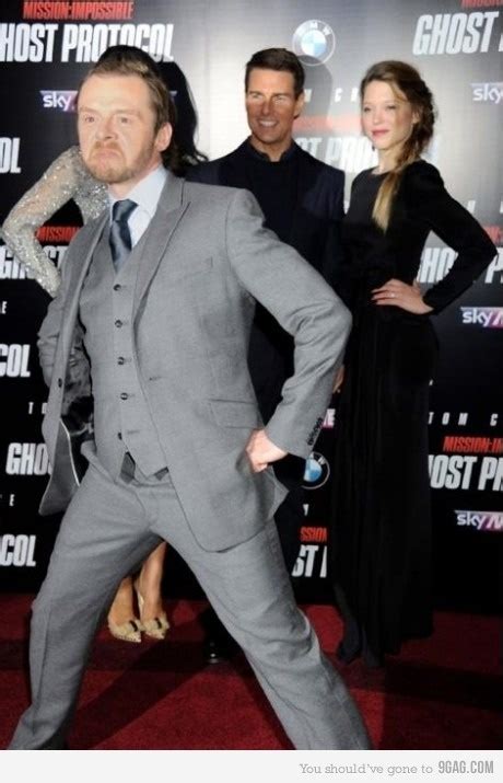You Mad Tom Cruise Simon Pegg Tom Cruise Funny Pictures