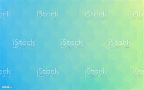Background Material Geometric Pattern Of Pale Yellowgreen And Blue
