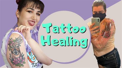 How I Heal My Tattoos Using Second Skin And Tegaderm YouTube