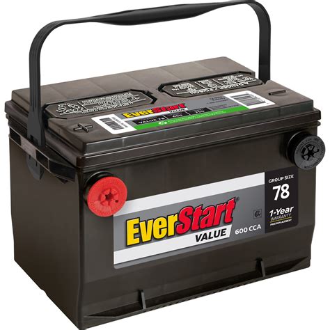 Everstart Value Lead Acid Automotive Battery Group Size 24f 12 Volt