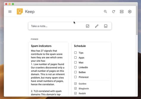 Google keep is a simple, nice looking app, though maybe a bit cluttered for some people: Add Google Keep notes to the Dock in macOS and run it as ...