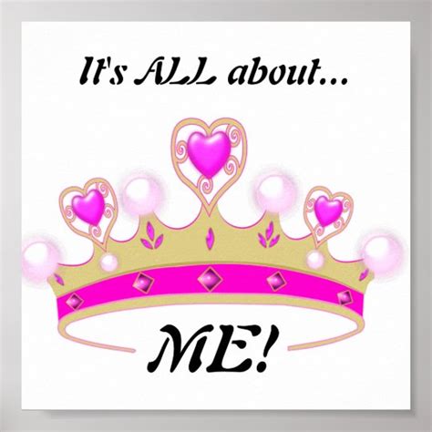 Its All About Me Fun Princess Poster