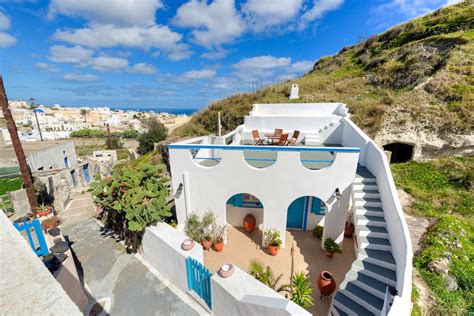 Santorini Traditional Cave House Cycladic Houses Greece For Rent In