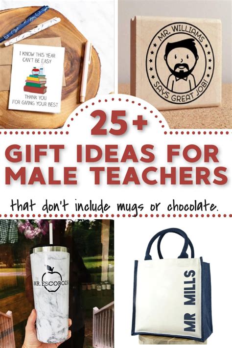 Best gift for male teacher on birthday. Best Gifts for Male Teachers {that aren't mugs} | 2021