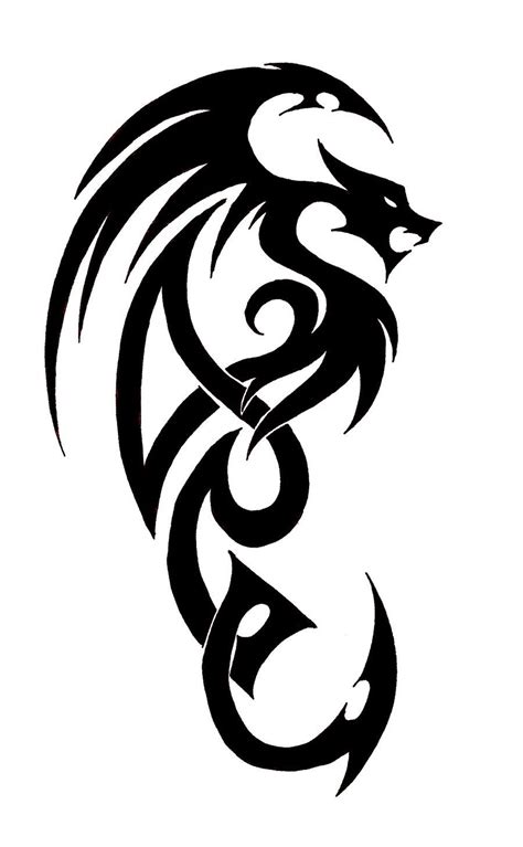 Where did you get these from? Tattoo Simple Dragon | Celtic dragon tattoos, Dragon ...