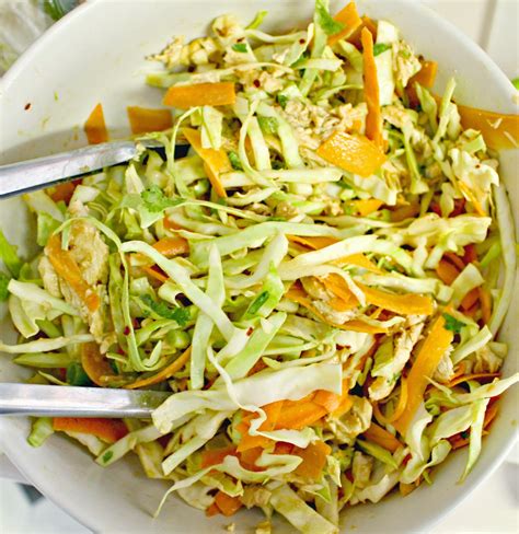 1 (large) carrot, julienned or shredded. Bombshell Wife Life: Chicken Thai Chopped Salad