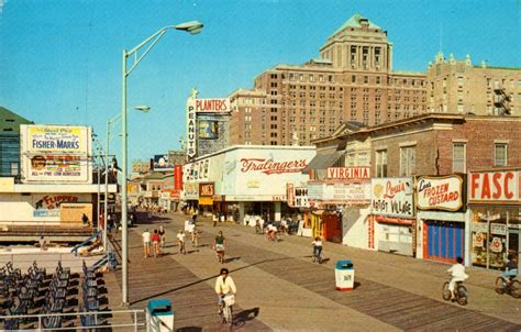 Vintage Atlantic City Boardwalk Atlantic City Boardwalk Atlantic