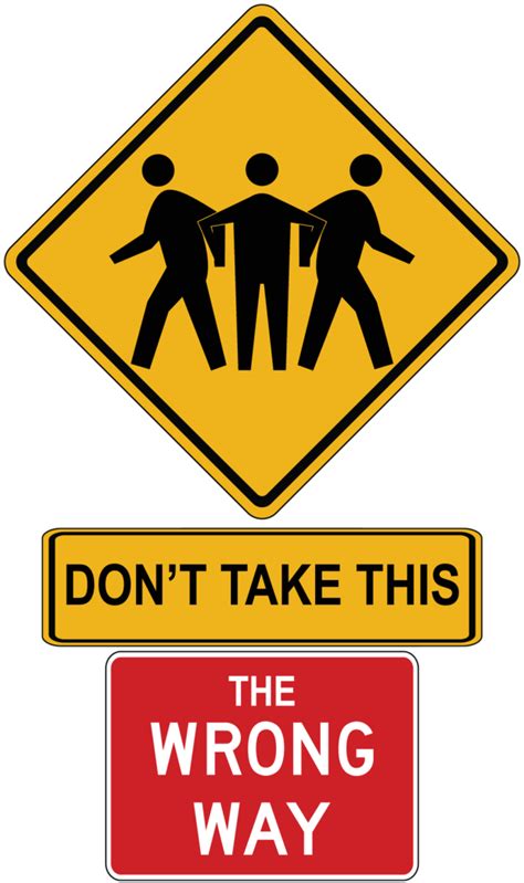 Wrong Way Sign Free Transparent Png Download Pngkey