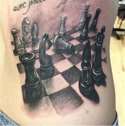 220 Chess Tattoos Designs 2023 Pieces Of King Queen Board