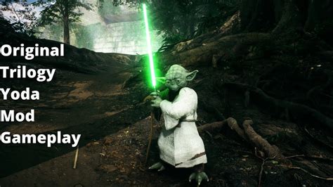 Star Wars Battlefront Ii Original Trilogy Yoda Mod Gameplay Empire Strikes Back Youtube