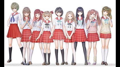 Blue Reflection Support Characters Part 2 Youtube