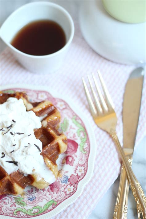 What's the chinese word for cream? Belgian Waffles with Green Tea Whipped Cream - Cooking ...