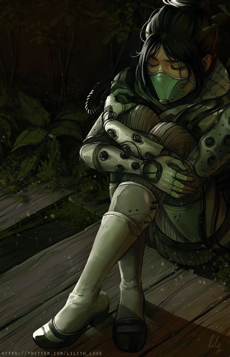 "Quarantine" Wraith fanart : apexlegends