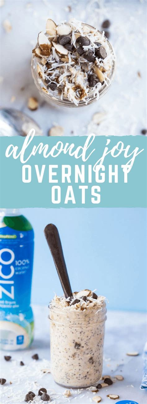 If you've seen overnight oats all over the internet but thought it was weird and maybe even gross to eat cold oatmeal. Almond Joy Overnight Oats | Recipe | Dairy free overnight ...