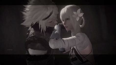 Nier Replicant Ver 1 22 Ending E The Lost World Kaine Loves The Protagonist End Credits