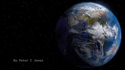 3d Earth Model Made In Blender Youtube