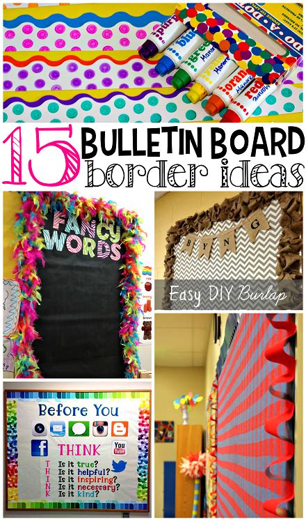 Creative Bulletin Board Borders For The Classroom Crafty Morning