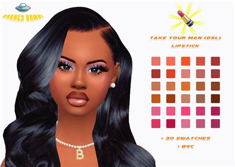 Take Your Man Dsl Lipstick Sims 4 Makeup Lipgloss Lipstick Ts4cc