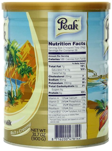 Peak Dry Whole Milk Powder Zippgrocery