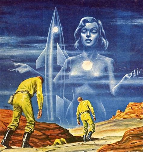 1953 Martian Mirage Fantascienza Babes Retrò