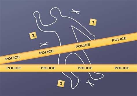 Crime Scene Chalk Outline