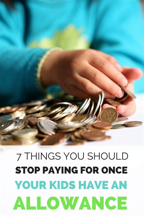 7 Things You Should Stop Paying For Once Your Kids Have An Allowance