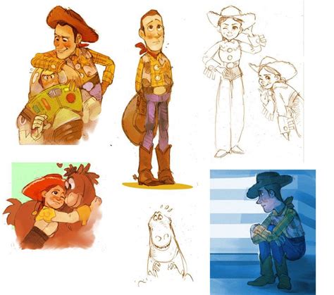 Toy Story Doodles By Barukurii On Deviantart Disney Fan Art Woody