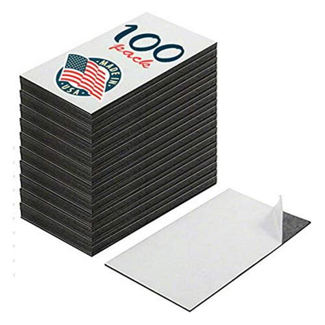 Self Adhesive Business Card Magnets Peel And Stick Great Promotional