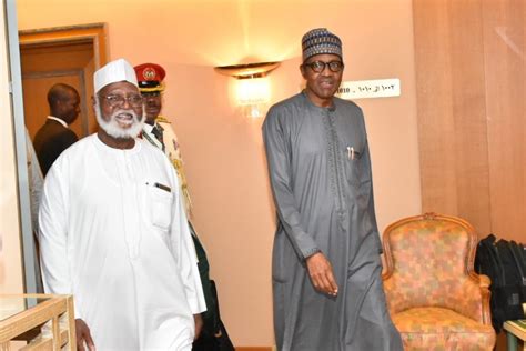 Buhari Receives Former Head Of State General Abdulsalami Abubakar Rtd