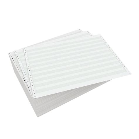 Domtar Continuous Form Paper Unperforated 14 78 X 11 18 Lb 12