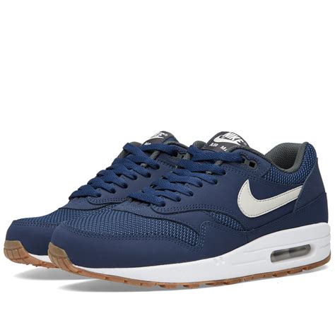 Nike Air Max 1 Essential Midnight Navy And White End Us