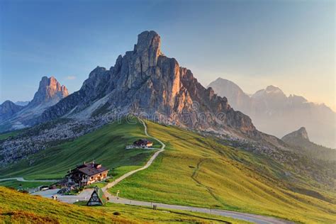 Dolomiten Italien Aussicht Von Sass Pordoi Arabba Marmolada Val Di