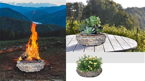 Diy Flower Pot Fire Pit Youtube