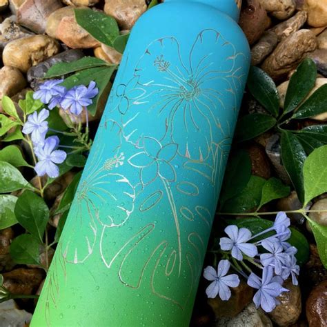 Hand Engraved Water Bottle