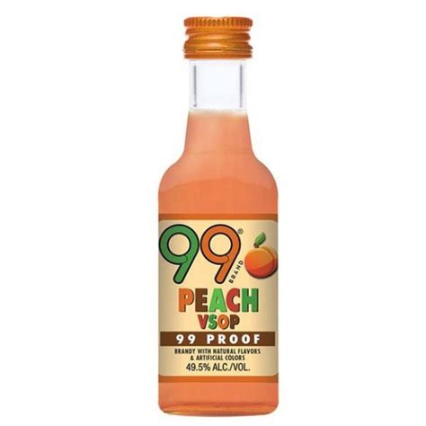 99 Brand Peach Vsop Liqueur Shots 12x50ml Kings Wine And Spirits