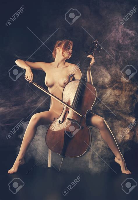 Naked Lady Cello Player