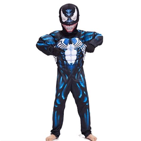 Boys Venom Costume Venom Costume Superhero Cosplay Halloween Party Kids