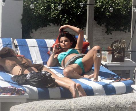 Selena Gomez In Bikini At A Pool In Miami Hawtcelebs My XXX Hot Girl