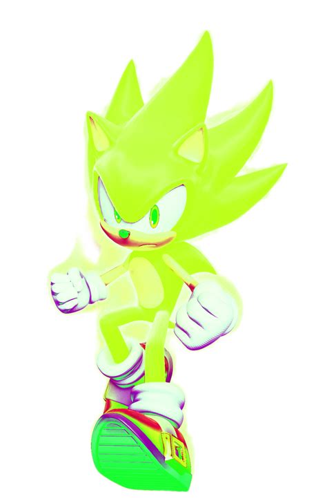 Super Sonic Green Render By Shadowxcode On Deviantart