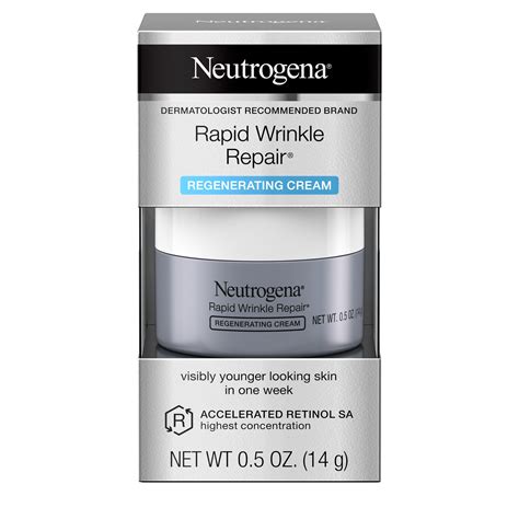 Neutrogena Rapid Wrinkle Repair Retinol Face Cream Mini 05 Oz