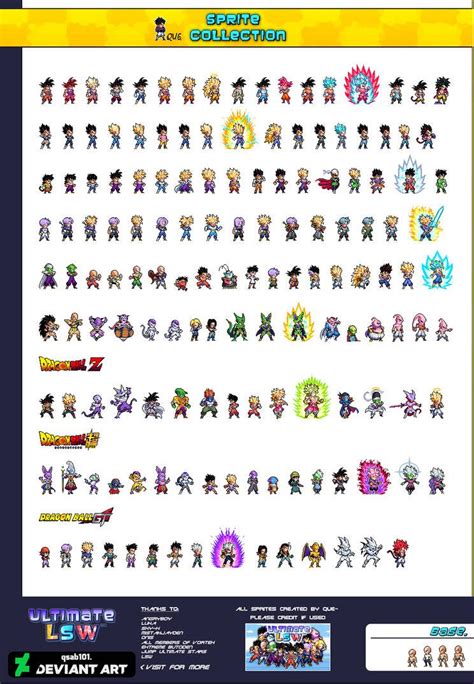 Ultimate Lsw Sprite Collection By Qsab101 Mini Dragon Dragon Ball