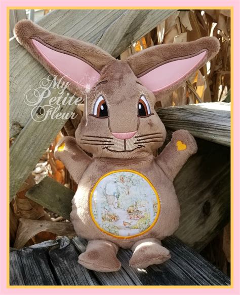 Playful Rabbit Plushie My Petite Fleur Designs