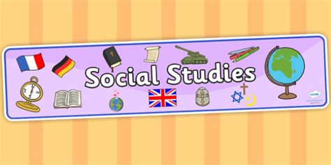 Free 👉 Social Studies Display Banner