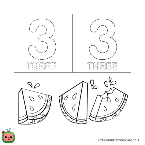 Free printable melon coloring pages. 123 Coloring Pages — cocomelon.com | Kids nursery rhymes, Rhymes for kids, Nursery rhymes