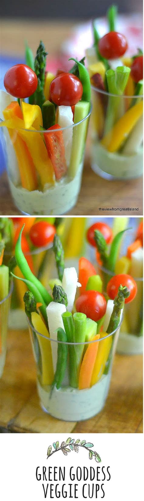 Check spelling or type a new query. Green Goddess Veggie Dip Cups - The View from Great Island | Healthy snacks, Veggie dip cups ...